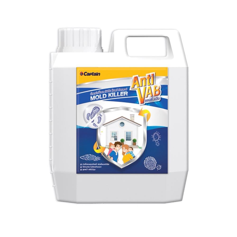 น้ำยาฆ่าเชื้อราและตะไคร่น้ำ CAPTION MOLD KILLER ANTI VAB 1 ลิตร