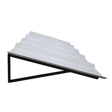 กันสาด UPVC โครงเหล็ก S.D.BRILLIANT 60x100 ซม. สีขาว_1