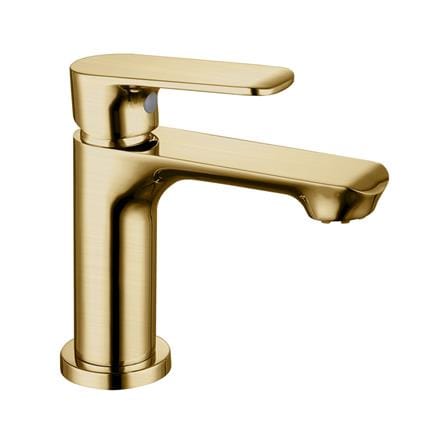 ก๊อกอ่างล้างหน้าเดี่ยว RASLAND DB-90401G สีทอง_0