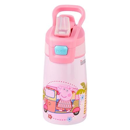 กระบอกน้ำเด็ก 350 มล. PEPPAPIG SPORT สีชมพู_0