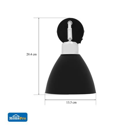 ไฟกิ่งภายใน CARINI VW0448-1B สีดำ/โครม 1 หัว_5