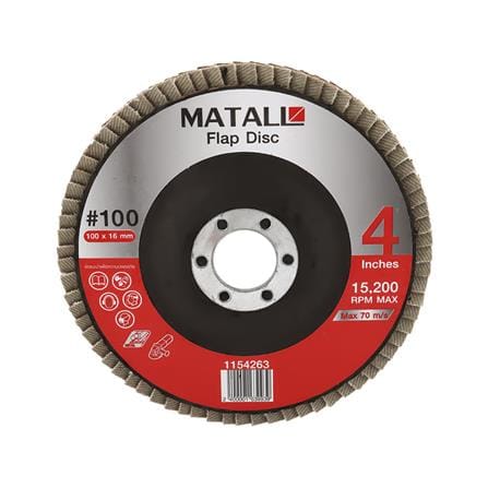 ผ้าทรายซ้อนหลังแข็ง เบอร์ 100 MATALL 4 นิ้ว แพ็ก 2...