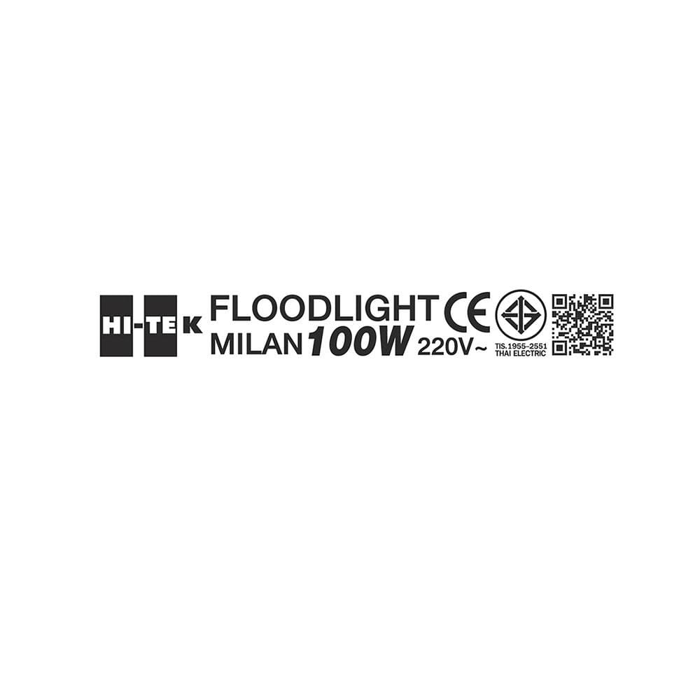 สปอตไลท์ภายนอก LED HI-TEK MILAN 100 วัตต์ DAYLIGHT