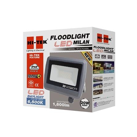 สปอตไลท์ภายนอก LED HI-TEK MILAN 20 วัตต์ DAYLIGHT_4