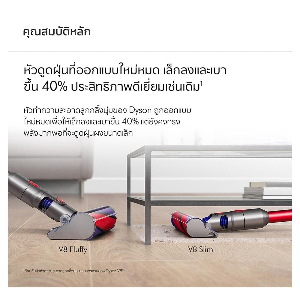 STICK VACUUM CLEANER DYSON SV10(V8) SLIM FLUFFY+