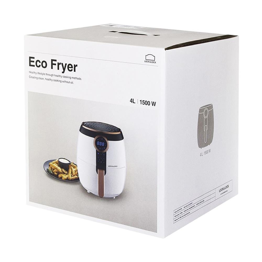 หม้อทอด LOCKNLOCK EJF376WHT 4 ลิตร สีขาว