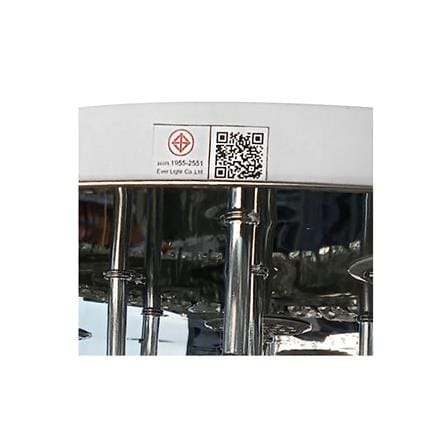 ไฟถาด LED EVL CFC-11038 48 วัตต์ DAYLIGHT/COOL WHITE/WARM WHITE สีเงิน 7+1 หัว_1