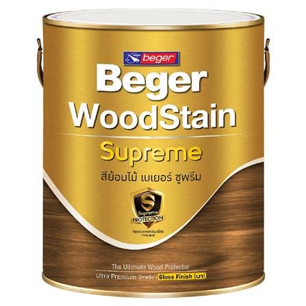 สีย้อมไม้ BEGER SUPREME G9102 สีมะฮอกกานี เงา 1 แกลลอน