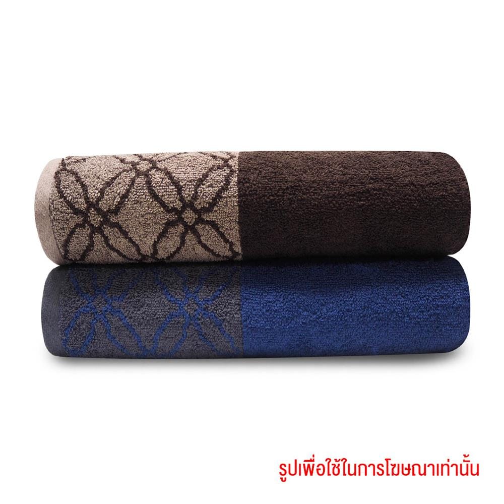 ผ้าขนหนู SWENY GRAPHIC 30x60 นิ้ว สีน้ำตาล