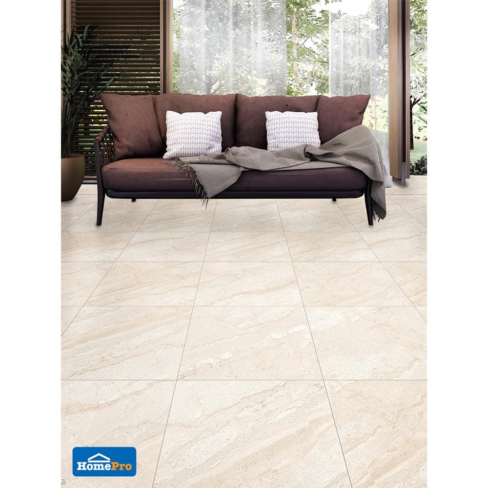 กระเบื้องพื้น 16x16 นิ้ว DURAGRES ริคกี้ เบจ EXC 0.96M2