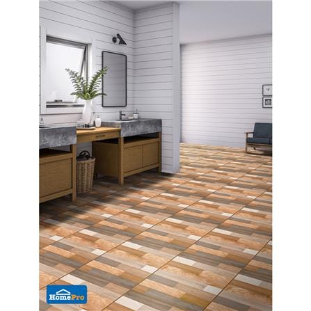 กระเบื้องพื้น 16x16 นิ้ว DURAGRES เอดวิน น้ำตาล A 0.96M2_4
