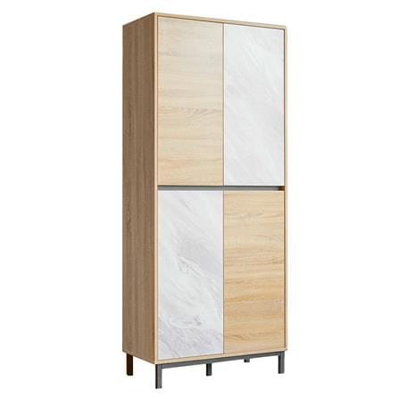 ตู้วางรองเท้า INHOME SB8014 S-MB 80 ซม. สีโซลิดโอ๊ค/มาร์เบิล_0