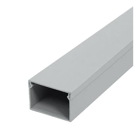 รางไวร์เวย์ PVC ELECKTA 4x6 ซม. 2 เมตร สีเทา_1