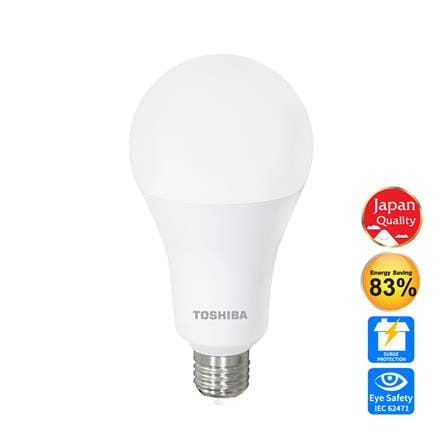 หลอด LED TOSHIBA BULB A70 15 วัตต์ DAYLIGHT E27
