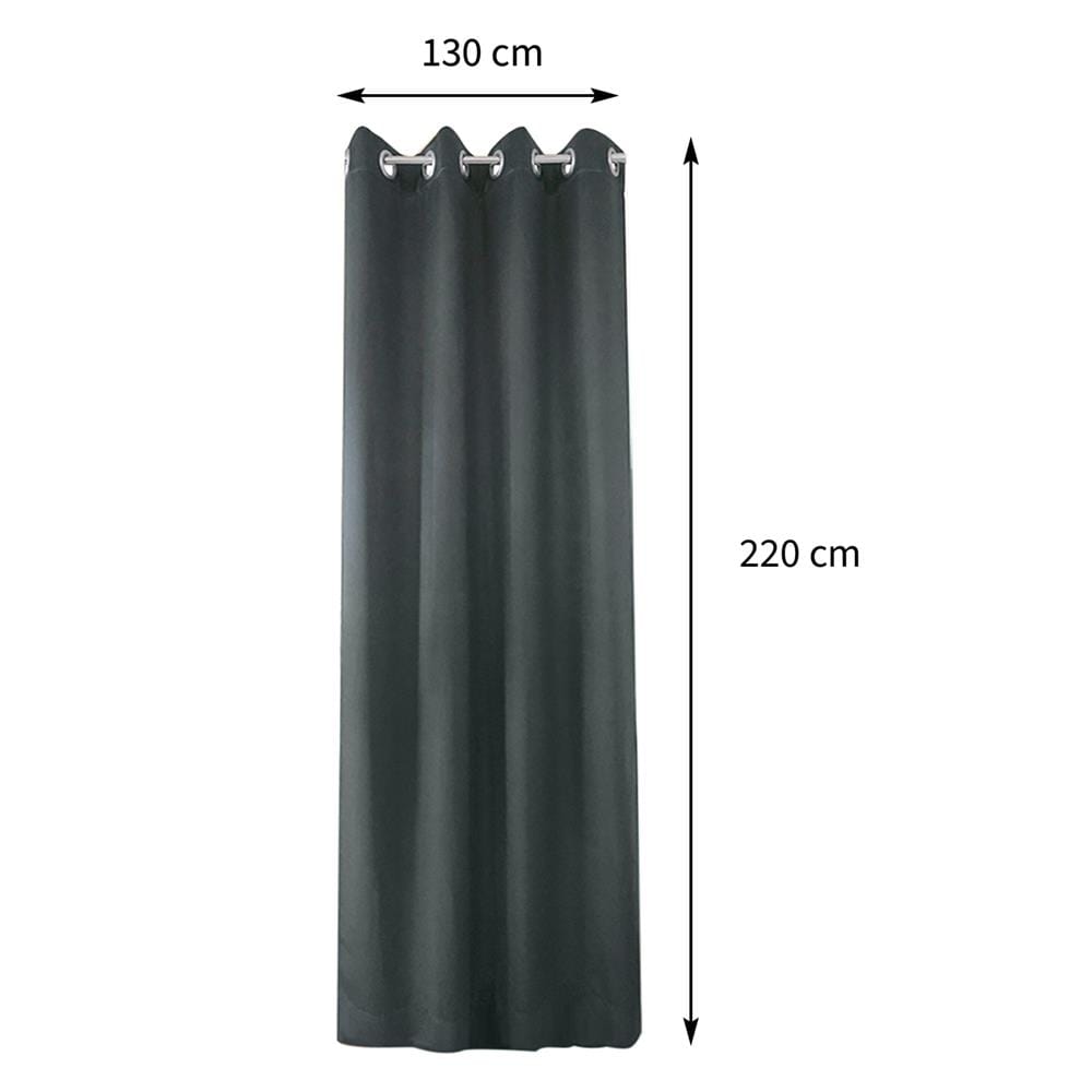 ผ้าม่าน EYELET HOME LIVING STYLE LIANA UV 130X220 ซม. สีเทา