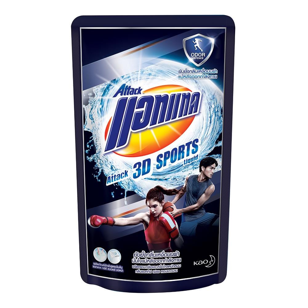 รีฟิลน้ำยาซักผ้า ATTACK 3D 720ml
