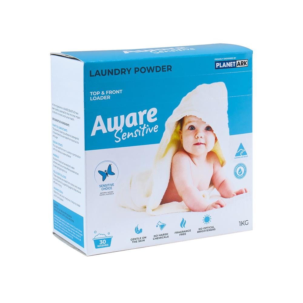 ผงซักฟอก AWARE SENSITIVE 1 กก.