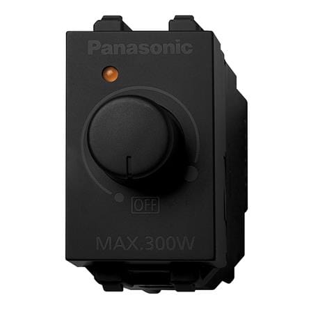สวิตช์หรี่ไฟ PANASONIC WEGN57813 300 วัตต์ สีดำ