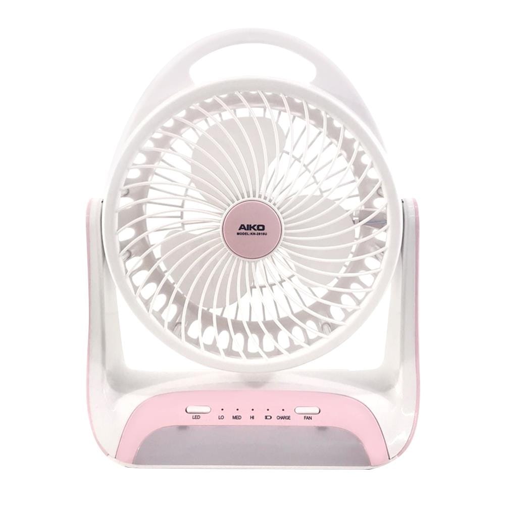 พัดลมพกพา AIKO KN-2816U สีชมพู