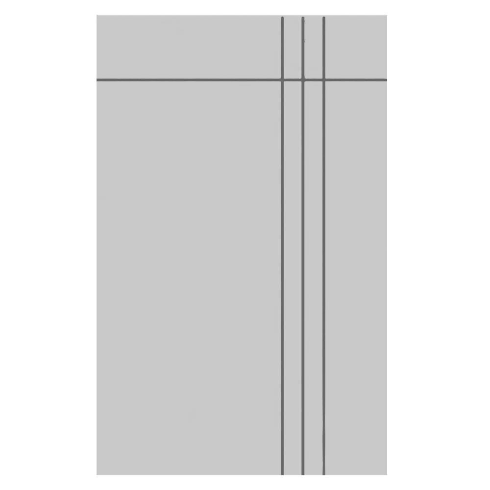 ประตูภายนอก UPVC PARAZZO PUN08 80X200 ซม. สีเทา เจาะลูกบิด