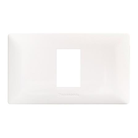 หน้ากาก 1 ช่อง PANASONIC WEGN 6801 สีขาว