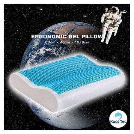 หมอนสุขภาพ เมมโมรี่โฟม KOOLTEC ERGONOMIC 60x40x9 ซม. สีขาว_6