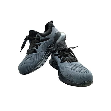 รองเท้านิรภัยผ้า พื้นยาง DEXZON LJ-20680 เบอร์ 42 สีเทา