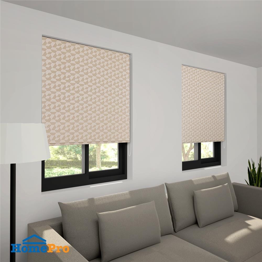 ผ้าม่านม้วน HOME LIVING STYLE HEXA 100x160 ซม. สีน้ำตาล