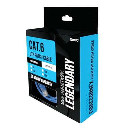 สาย LAN CAT6 FIBRECONNEX 3 ม. สีฟ้า_2