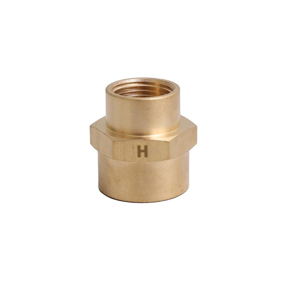 ข้อต่อเกลียวใน-ใน HI-TOP FF 4-3 หุน (1/2-3/8 นิ้ว) สีทอง
