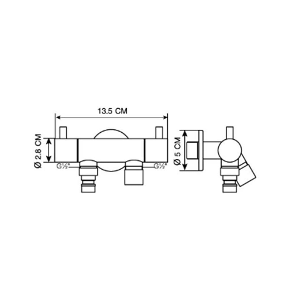 สต็อปวาล์ว 2 ทาง MOYA LJ-5015A
