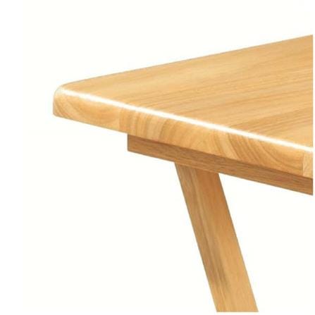 โต๊ะพับไม้ยางพารา PJ WOOD สีธรรมชาติ_2