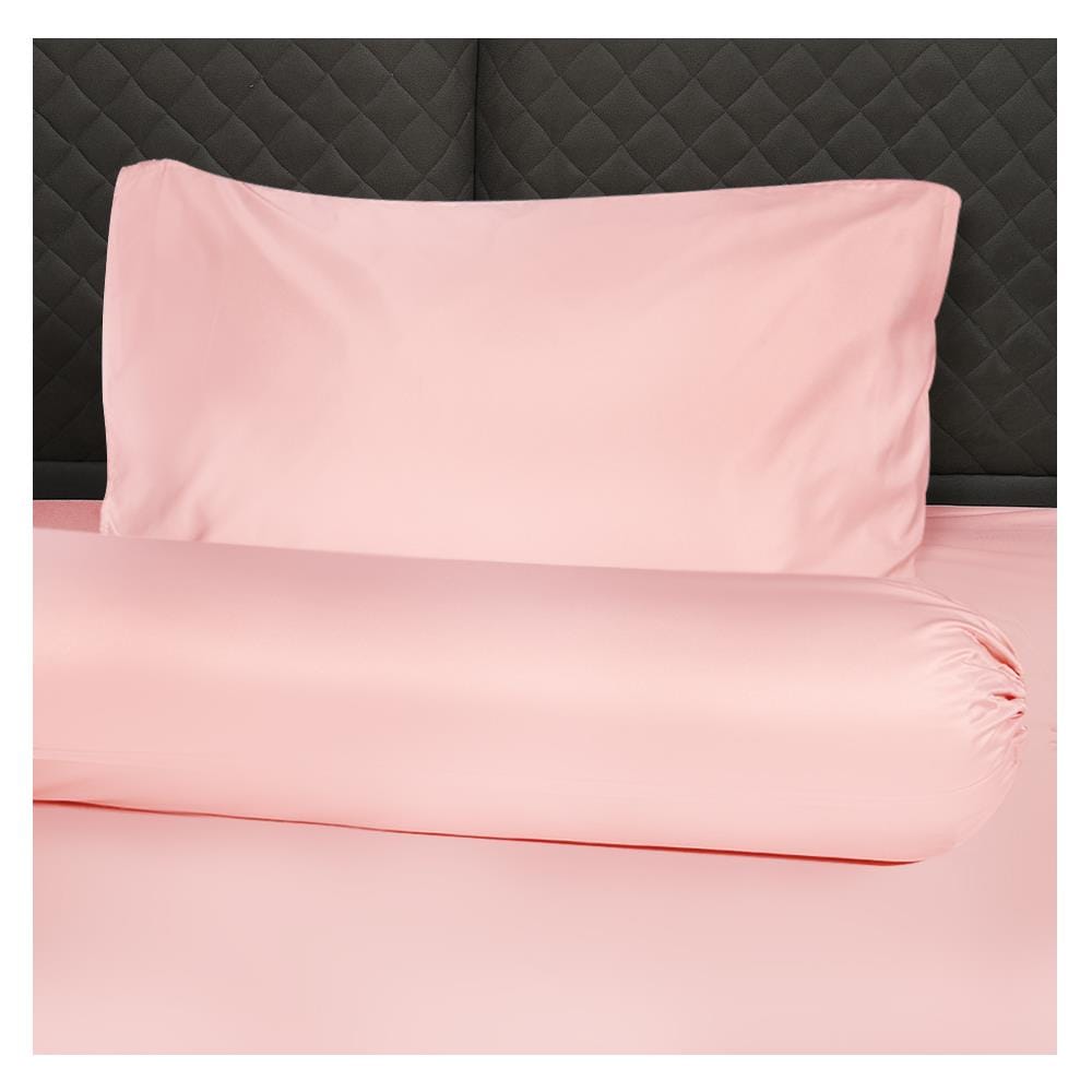ชุดผ้าปูที่นอน 3.5 ฟุต 3 ชิ้น HOME LIVING STYLE SHIN สีชมพู