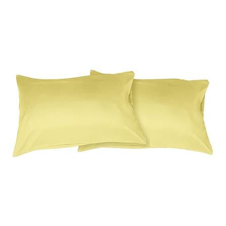 ปลอกหมอนหนุน BED CLIP STANDARD สีเหลืองนวล แพ็ก 2 ชิ้น_0