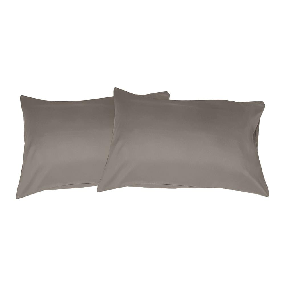 ปลอกหมอนหนุน BED CLIP STANDARD สีเทาอ่อน แพ็ก 2 ชิ้น