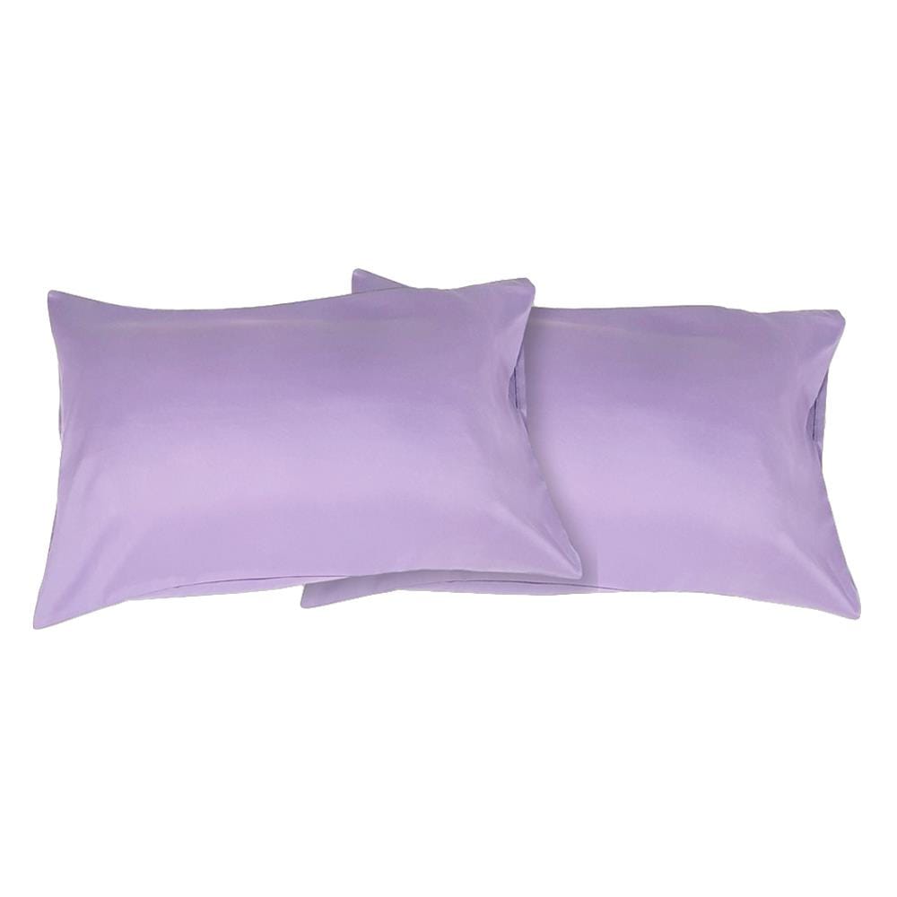 ปลอกหมอนหนุน BED CLIP STANDARD สีม่วงอ่อน แพ็ก 2 ชิ้น