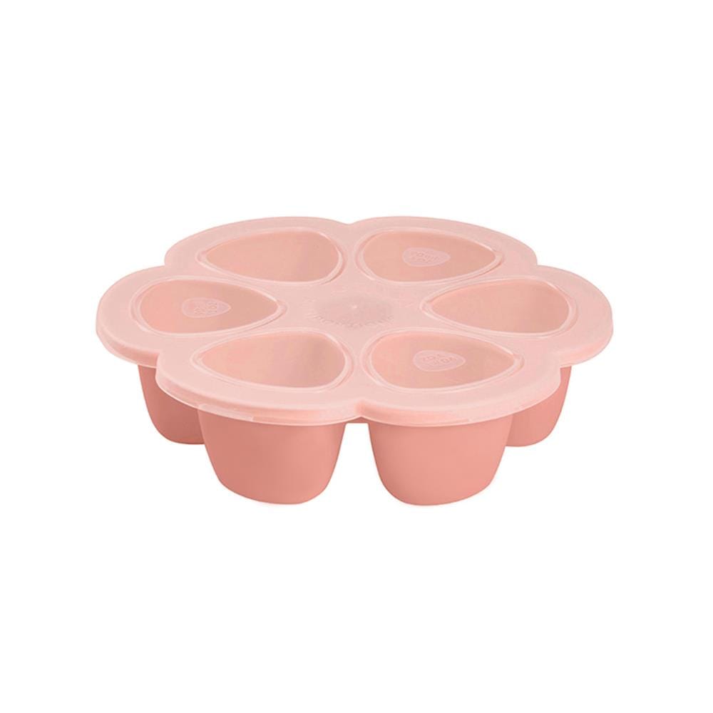 ถาดหลุม 6 ช่อง PP/ซิลิโคน 90ml BEABA สีชมพู
