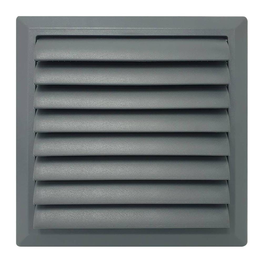 หน้ากากกันแมลง G-FLOW FIX GRILL 4 นิ้ว 10 ซม. สีเทา