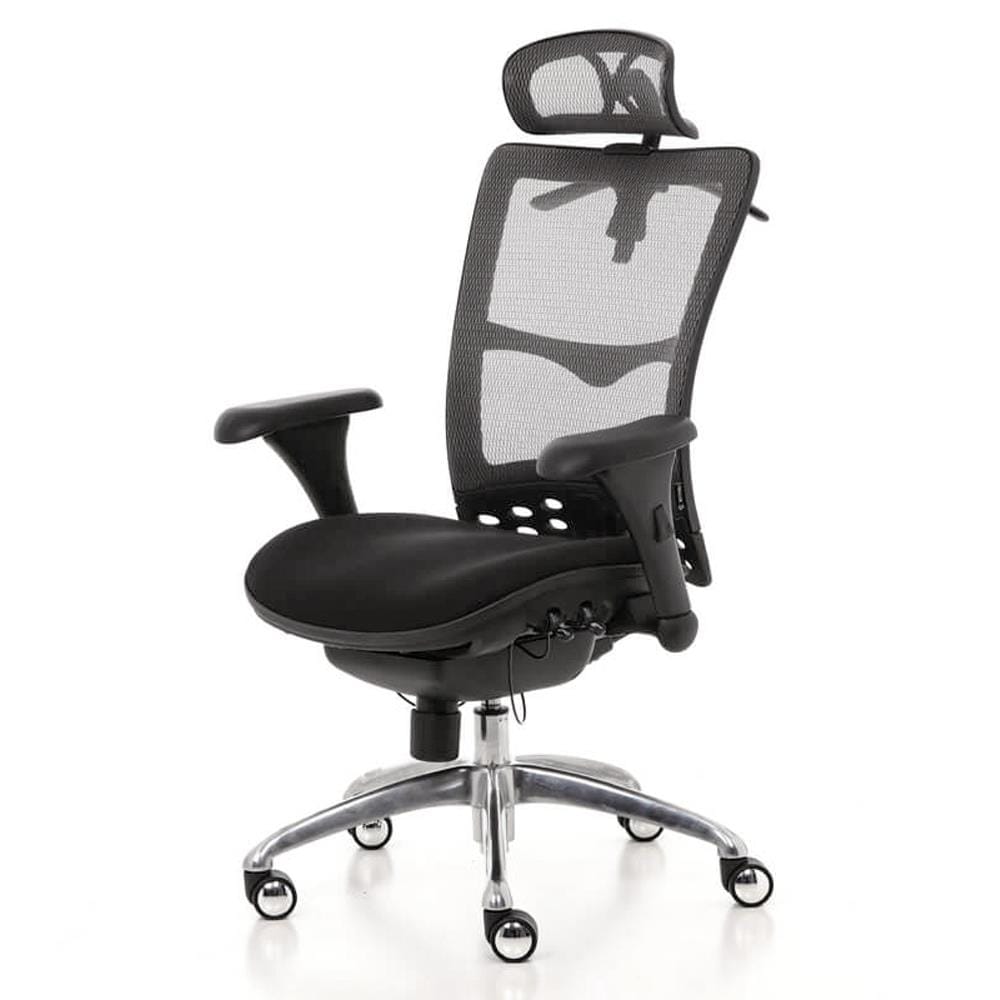เก้าอี้เพื่อสุขภาพ ERGOTREND BLACKBONE01GMF สีดำ