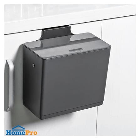 ถังขยะพร้อมที่แขวน MOSHI ขนาด 7L สีเทา_4