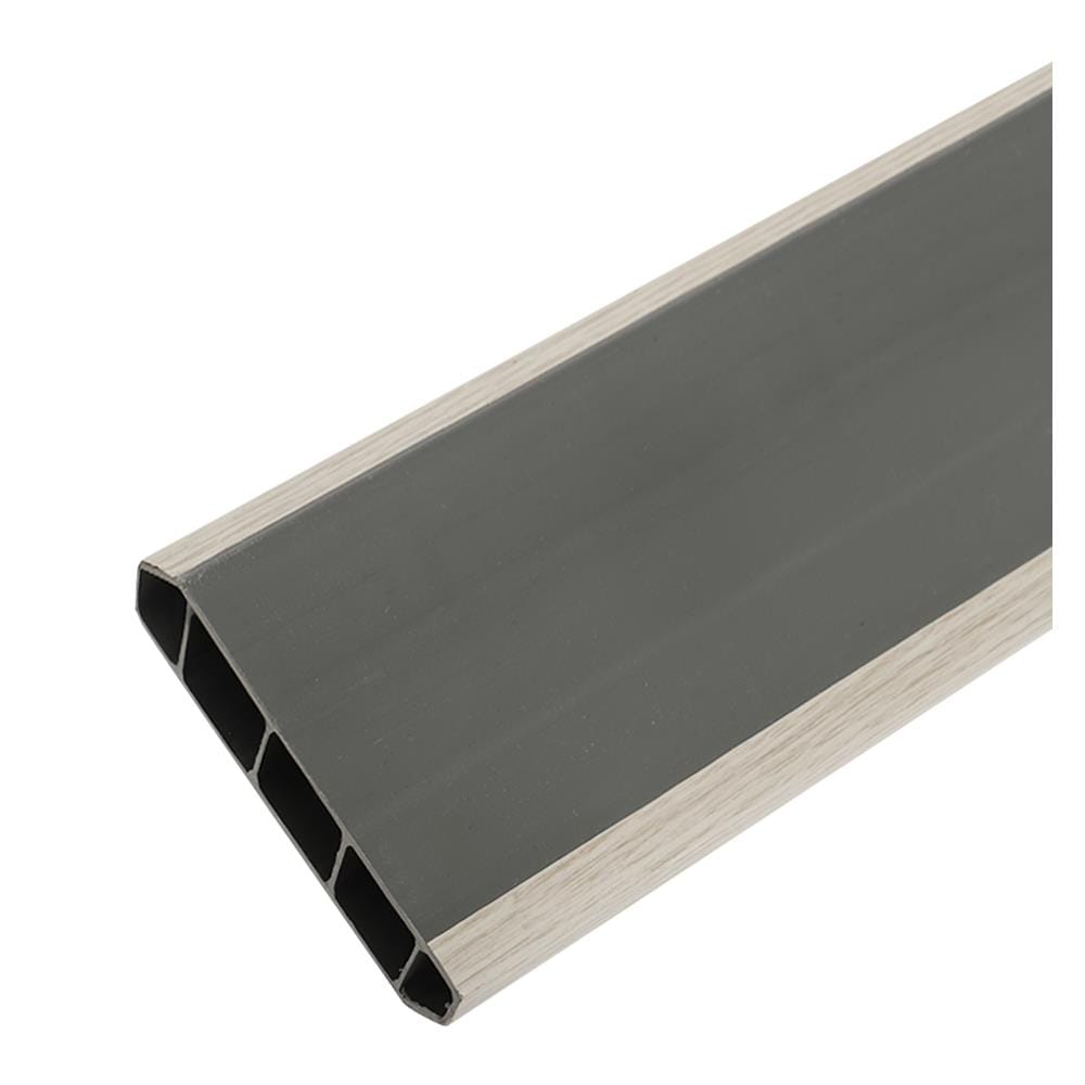 บัวพื้น PVC CROBERN 9.5X240X1.5 ซม. สี WHITE-OAK