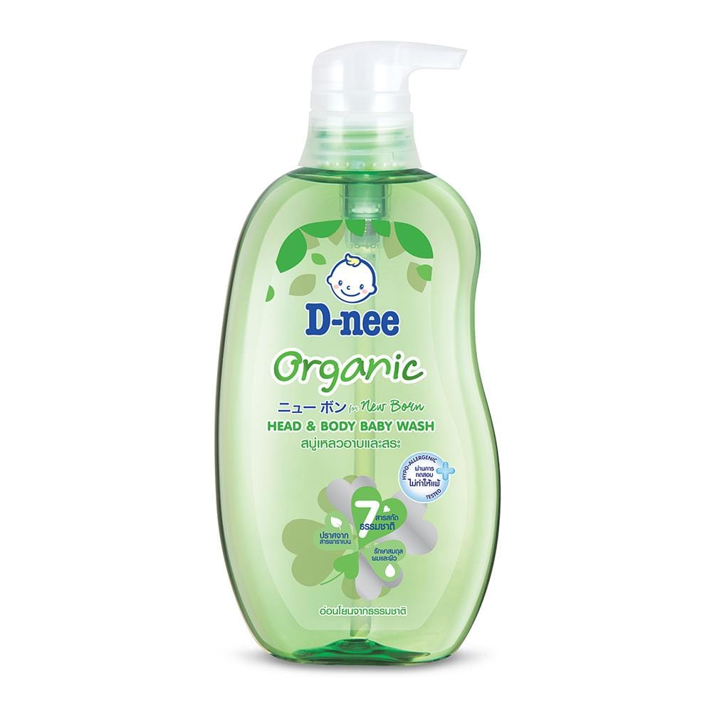 สบู่เหลวอาบน้ำเด็ก D-NEE 380ml ORGANIC