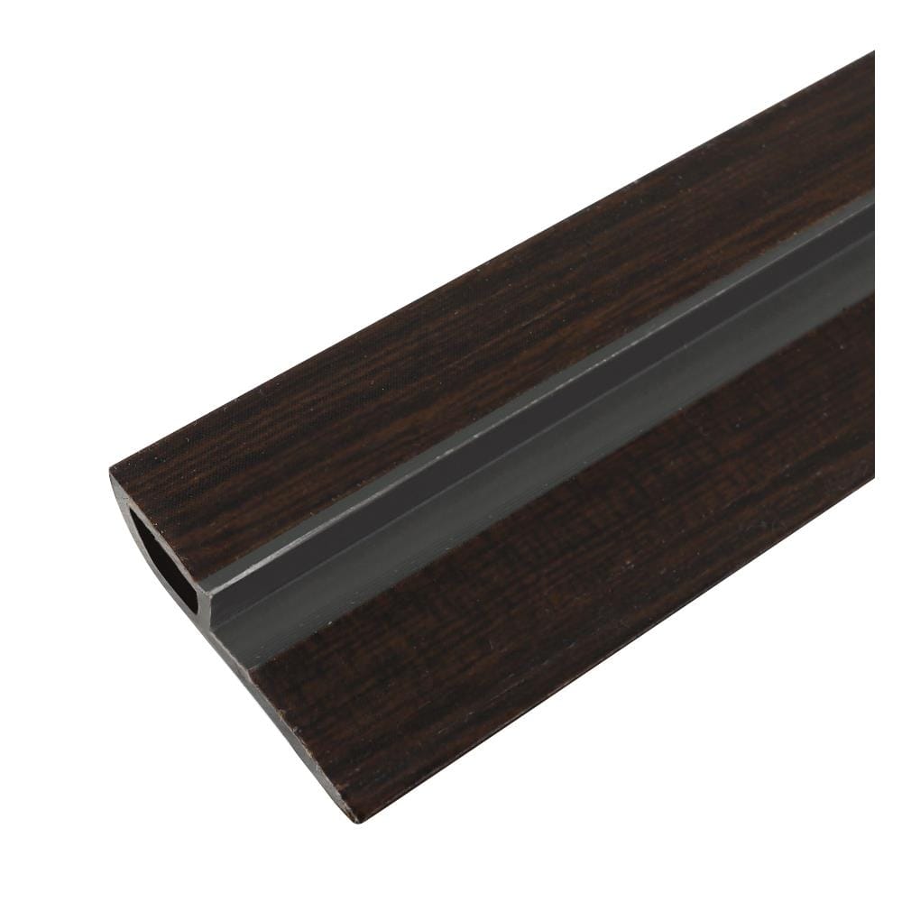 ตัวจบขอบโค้ง PVC CROBERN 2.5X240X0.6 ซม. สีโอ๊คเข้ม