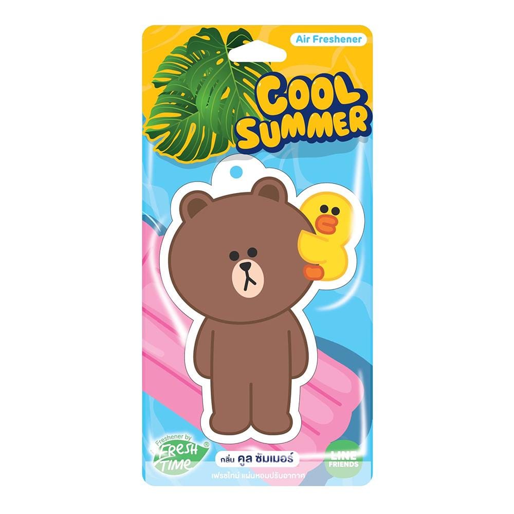แผ่นหอมปรับอากาศ FRESH TIME  0.02g COOL SUMMER