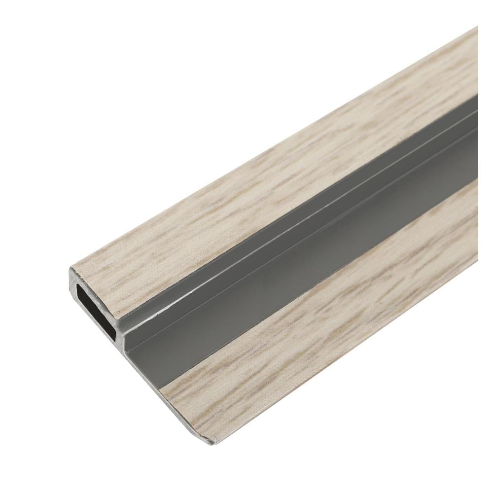 ตัวจบขอบ PVC CROBERN 2.5X240X0.6 ซม. สี WHITE-OAK