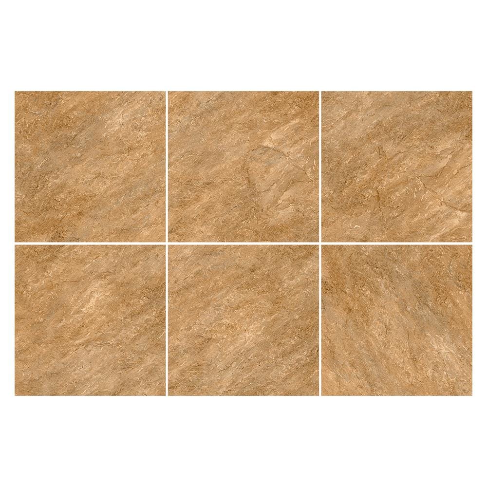 กระเบื้องพื้นพอร์ซเลน  40x40 ซม. CERGRES ควินตัน น้ำตาล A 0.96M2