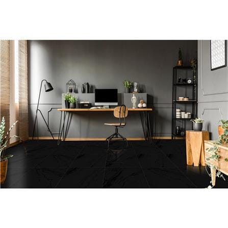 กระเบื้องพื้นพอร์ซเลน 60x60 ซม. CERGRES ซาโมเน่ แบล็ค A 1.44M2_5