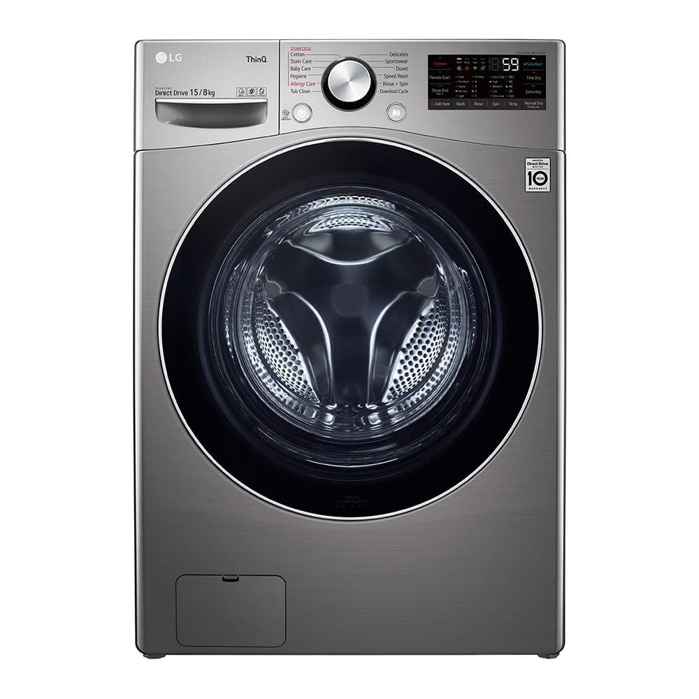 เครื่องซักอบ LG F2515RTGV.AESPETH 15/8 กก. อินเวอร์เตอร์