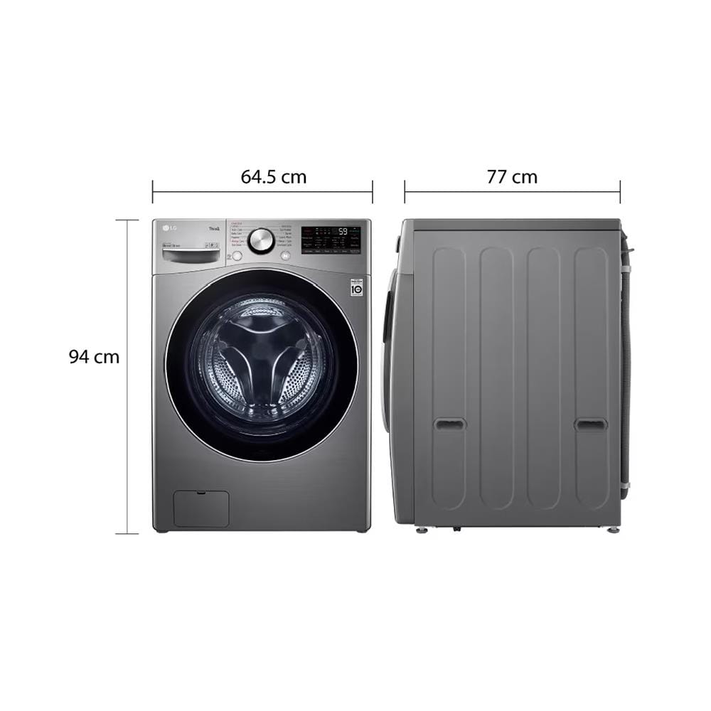 เครื่องซักอบ LG F2515RTGV.AESPETH 15/8 กก. อินเวอร์เตอร์