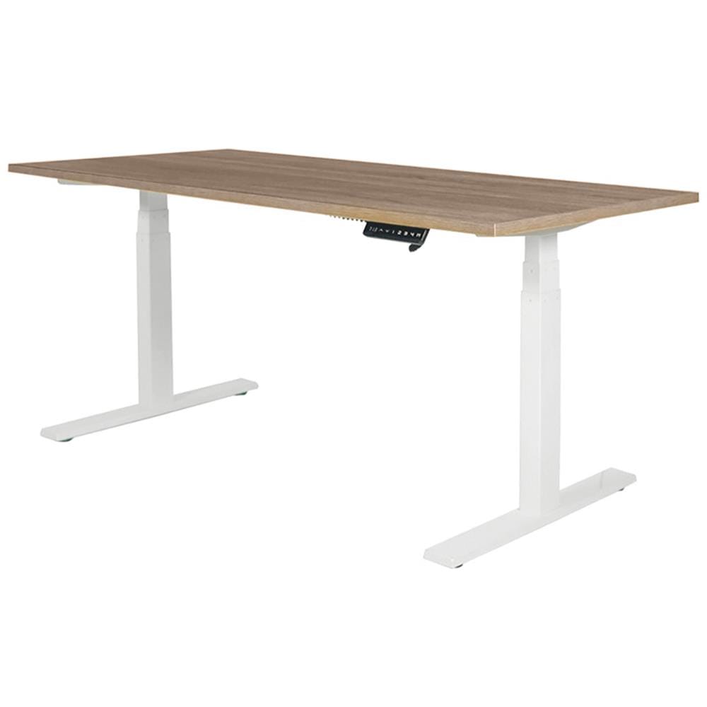 โต๊ะทำงานปรับระดับ ERGOTREND SIT 2 STAND Gen2A 180 ซม. สี SONOMA/ขาว